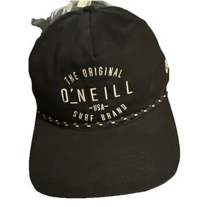 O'Neill The Original Black Adjustable Baseball‎ Cap New Era One Size
